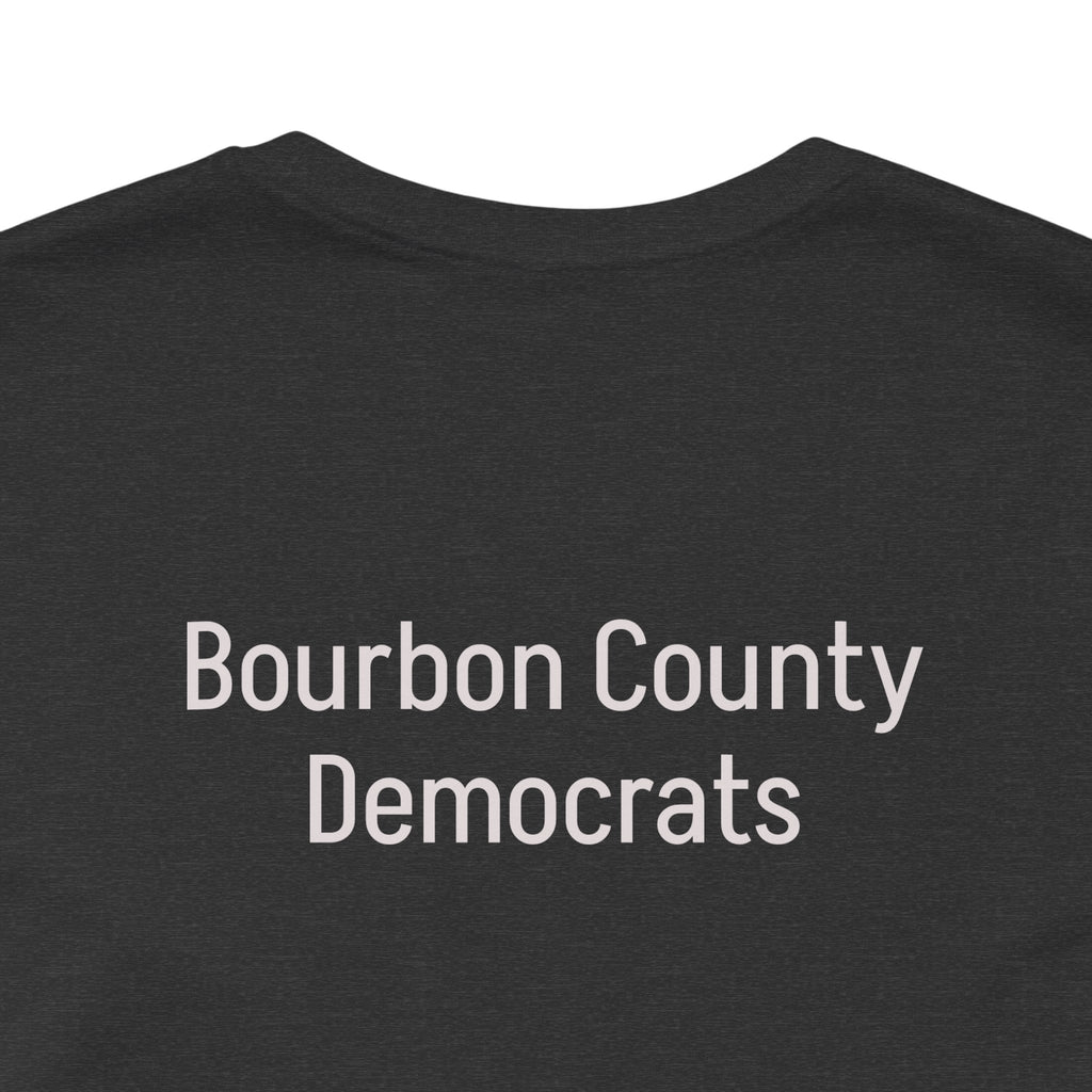 Kentucky Democrats T‑Shirt — "Bourbon County Democrats" State Silhouette Tee