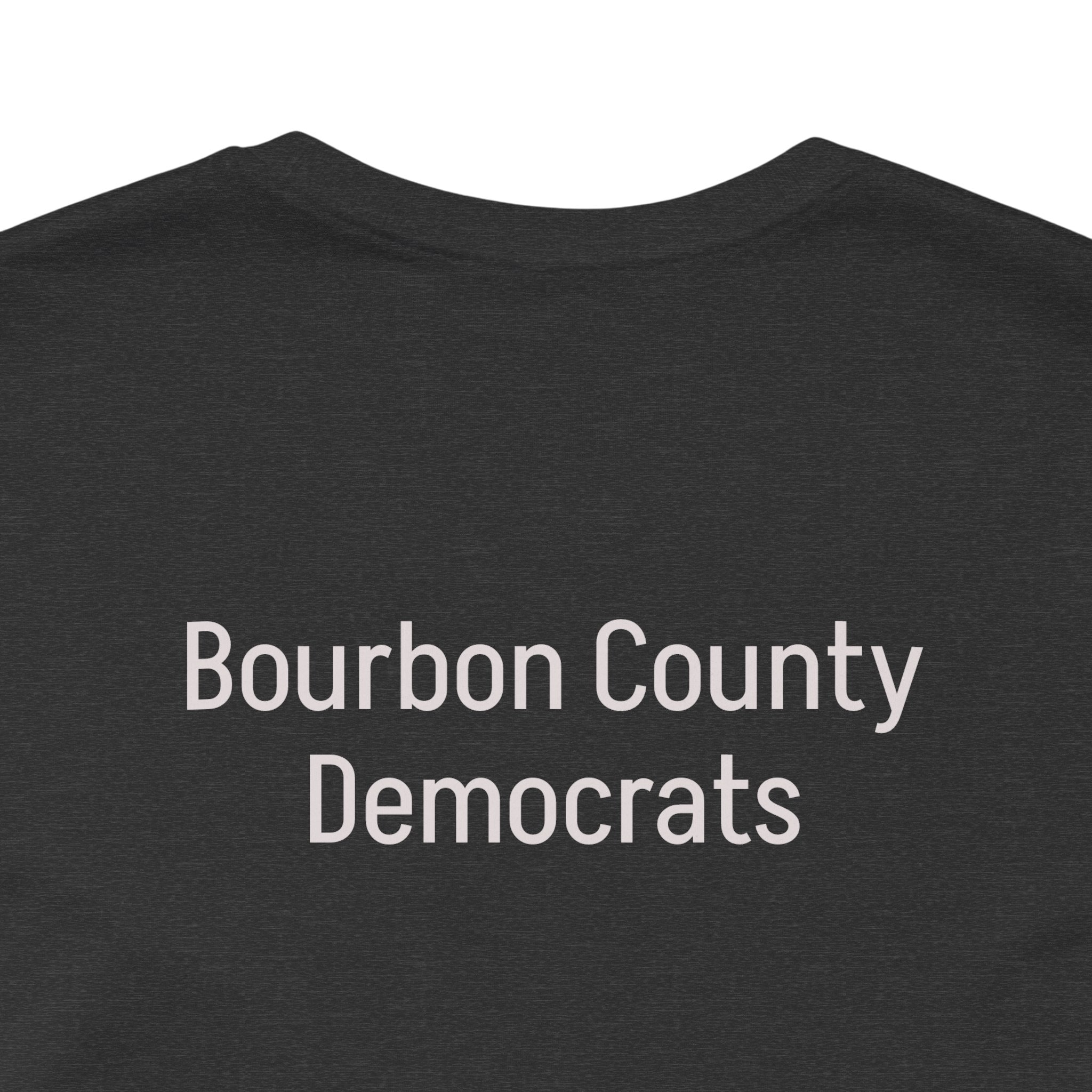 Kentucky Democrats T‑Shirt — "Bourbon County Democrats" State Silhouette Tee