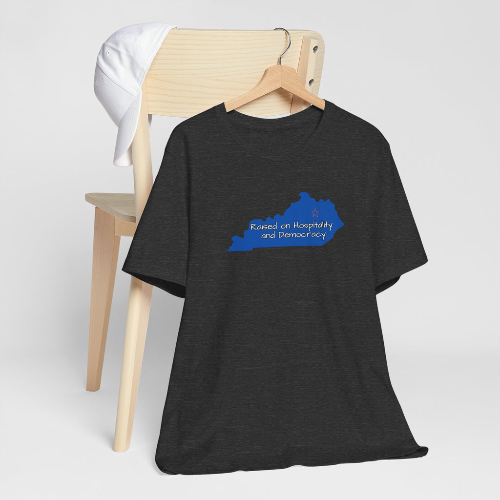 Kentucky Democrats T‑Shirt — "Bourbon County Democrats" State Silhouette Tee